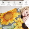 thumbnail image 3 of HENGT Sunflower Gifts for Women, Sunflower Blanket ' Positive Healing Throw Blanket, Christmas Birthday Gift for Women Blanket Soft Cozy Flannel Sunflower Decorations Blanket Mother's Day, 3 of 6