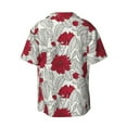 thumbnail image 2 of Disketp Men's Hawaiian Leaves Print Shirts Button Down Holiday Beach Shirts-4X-Large, 2 of 7