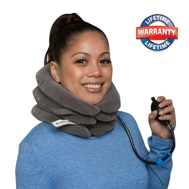 EverRelief® Cervical Neck Traction Device Inflatable & Adjustable Neck ...