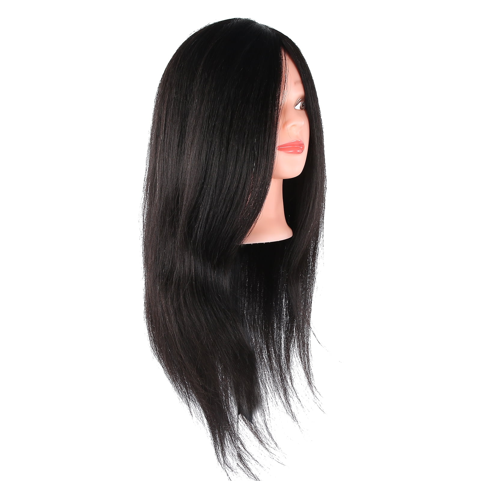 Mannequin Head, Hair Practice Cosmetology Manikin Head, Real Hair