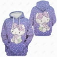 thumbnail image 1 of Hello Kitty Print Design Hoody For Women Pocket Street Sweatshirt Hip Hop Style Fleece Hoodie All-Match Comfortable Clothes HOEMLIN, 1 of 6