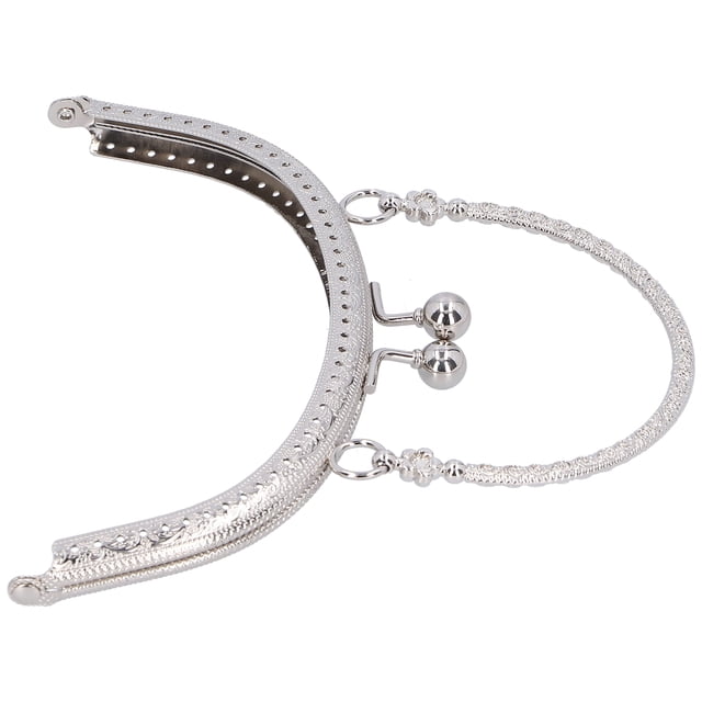 Domqga Purse Handle, Purse Clasp Frame Coin Bag Handle Lock For Coin Bag Making For Handbag