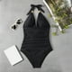 thumbnail image 2 of Traje de Baño Mujer Traje de Baño de Cuello En V Para Mujer, Traje de Baño Fruncido, Trajes de Baño Para Mujer, Trajes de Baño Cómodos, 2 of 6