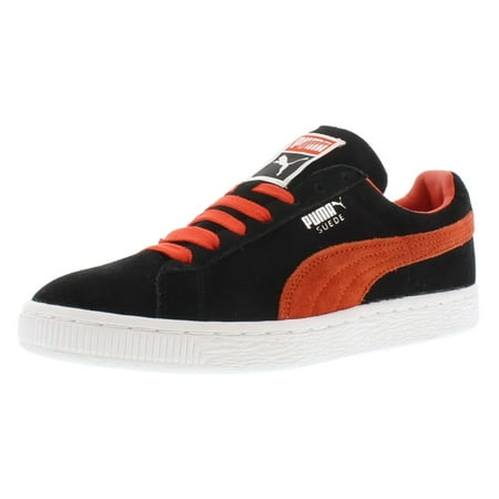 Black orange outlet puma suede