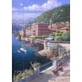 thumbnail image 1 of Tile Mural Kitchen Backsplash - Lakeside at Bellagio - by Sam Park/Soho Editions, 1 of 1
