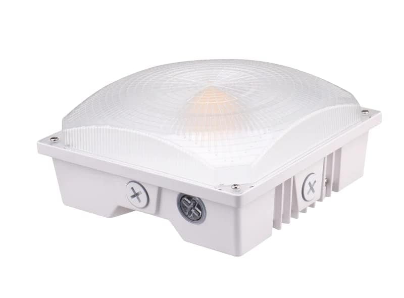 GREENLIGHTDEPOT LED Canopy Light - 20W - Outdoor Parking Garage Light - PGD - White - (UL+DLC 5.1)