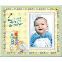 Expressly Yours! "My First Great Grandson" Picture Frame Keepsake Gift for Great Grandparent, Holds 3.5 x 5" Photo