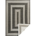 thumbnail image 3 of JONATHAN Y SAVANNAH 8 x 10 Area Rug, Argo Nautical Stripe Machine-Washable Reversible - Black/Cream, SVH101B-8, 3 of 9