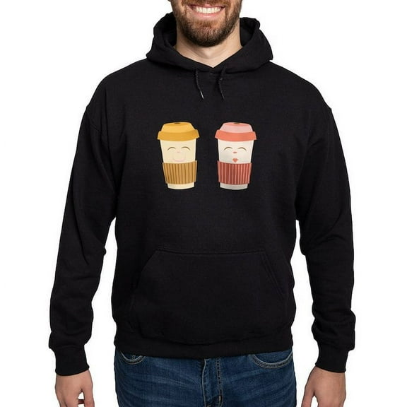 CafePress - Coffee Cups Hoodie - Pullover Hoodie, Classic, Comfortable Hooded Sweatshirt