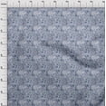 thumbnail image 4 of oneOone Cotton Jersey Medium Blue Fabric Asian-Tie & Dye-Floral Quilting Supplies Print Sewing Fabric By The Yard 58 Inch Wide, 4 of 4