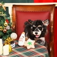 thumbnail image 2 of Hugsmart Dog Toy Fuzzy Friendz Happy Woofmas Milk and Cookies, 2 of 4