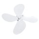 thumbnail image 2 of Aspas de ventilador de estufa, repuesto de aspas de ventilador para hogar de aleación de aluminio de 4 aspas para accesorios de ventilador de estufa, color plateado, 2 of 5