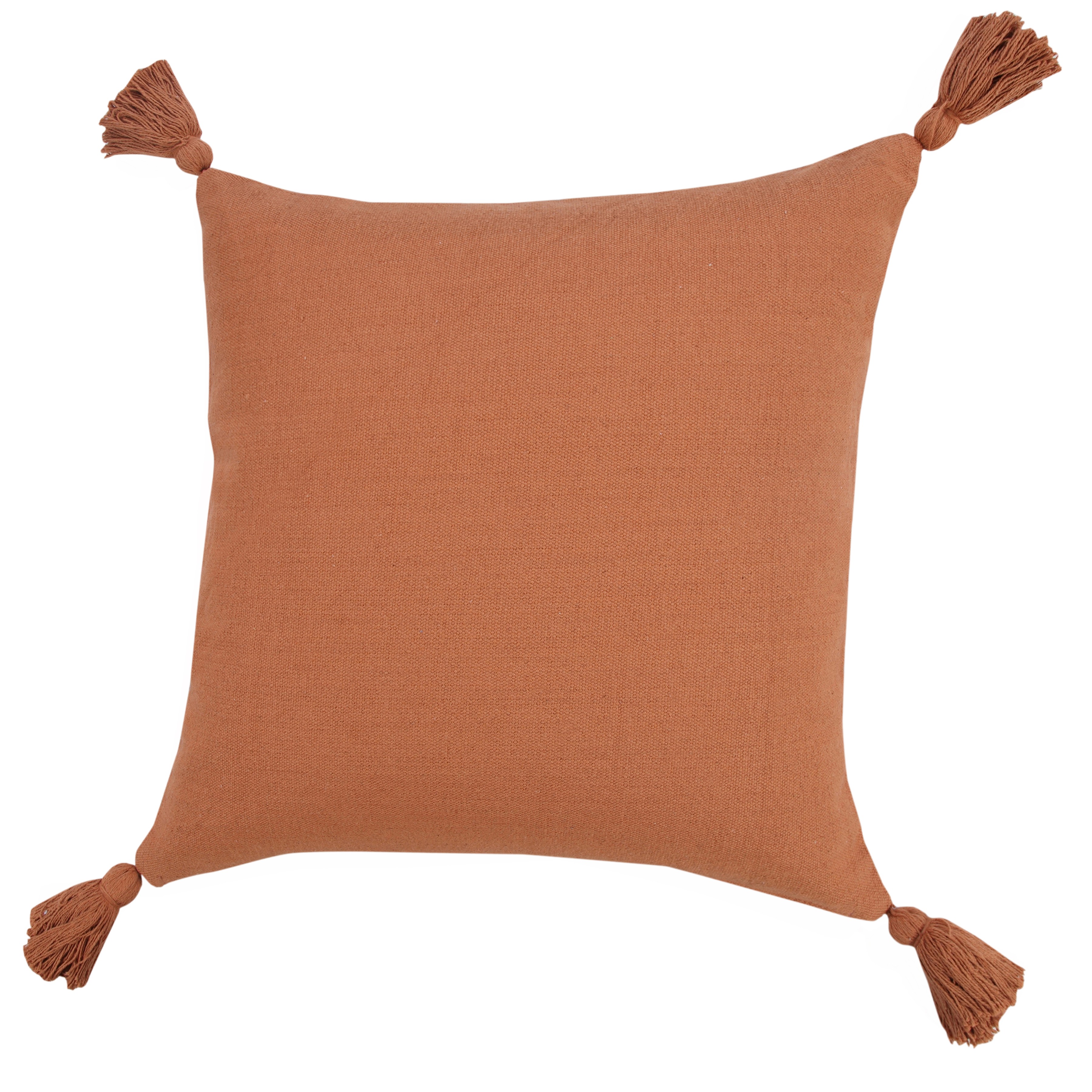 Ox Bay 20" x 20" Modern, Farmhouse, Bohemian Everyday Cotton Throw Pillow , Zip Closure