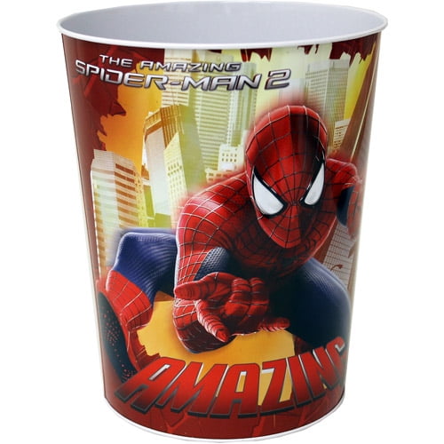 Marvel's The Amazing SpiderMan Red Design Waste Can