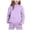 00#Purple263, variant on Shinyii Girls Hoodies Casual Solid Long Sleeve Pullover Sweatshirts, Sizes 2-13