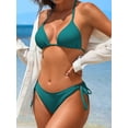 thumbnail image 4 of Charmo Grandient Bikini Swimsuits for Womens Two Piece Swimwear High Neck Bathing Suits, 4 of 5