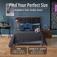 thumbnail image 3 of Vianney Comforter Queen Novo Gamer Patterned Design Soft Fleece Material Lightweight and Cozy Throw for Couch or Bed Year Round Comfort and Stylish Decor, 3 of 8