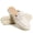 White, variant on CHICVOMEY Mules & Clogs for Women Leather Womens Slip on Shoes Comfortable Casual Mules Shoes for Indoor Outdoor Business