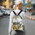 thumbnail image 7 of ALAZA Butterfly Sunflowers Womens Travel Laptop Backpack Large Daypack Ladies Shoulder Bags S, 7 of 7