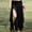 Dress-634Black, variant on Womens Asymmetrical Skirt Maxi Skirt Dance Skirt High Waisted Side Slit Flowy Irregular Hem Long Bottoms for Party Rave Clubwear Events Wears