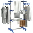 thumbnail image 1 of HOMCOM Séchoir à Vêtements à 3 Niveaux Pliable et Ajustable, 1 of 6