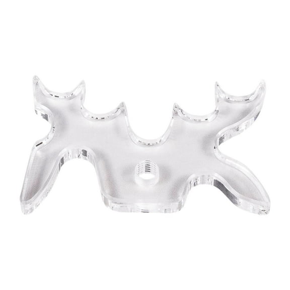 TTETTZ Clear Billiard Bridge Head Acrylic Snooker Bridge Head for Game Club Players 10.8mm