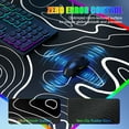 thumbnail image 5 of Miroddi RGB Gaming Mouse Pad with Wireless Charger, LED Mouse Mat with Phone Holder, Ultra-Smooth Surface, Non-Slip Rubber Base, Waterproof Keyboard Pad, 5 of 7