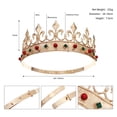 thumbnail image 4 of ROZYARD King Crown Headband King Crown Costume Tiaras Crown Headgear, 4 of 18
