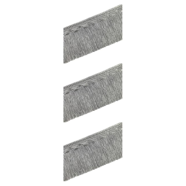 Inteprter Recorte de flecos de borla de poliéster para proyectos de costura con mano de obra fina y gris 5 Type1 NO1