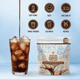 thumbnail image 3 of The Frozen Bean Instant Iced Coffee, Hazelnut, Caramel, Vanilla, 5 Packs of 30, 0.25 oz, 3 of 7