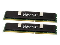 CL9 DIMM Low Profile Heat Spreader 900384 VisionTek 2GB DDR3 1333MHz PC3-10600