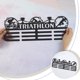 thumbnail image 3 of Exhibidor de medallas de triatlón, soporte para medallas deportivas, ganchos de hierro negro para pared, colgador de medallas, soporte para medallas de competición, exhibidor de pared para medallas, 3 of 6