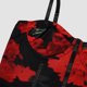 thumbnail image 3 of Vestido Túnica De Verano Vestido ajustado con estampado floral Traje de vacaciones de mujer de corte bajo (Negro S) Ygjytge para Mujer Negro T M, 3 of 9