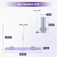 thumbnail image 5 of Ski Simulator Exercise Machine，Ski Machine Trainer for Home，Purple Ski Machine，Effective Body Shaping，Cardio Equipment for Home/Gym/Office/Yard, 5 of 6