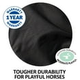thumbnail image 5 of STORM SHIELD Blizzard II Medium Mini Turnout Horse Blanket | Black | Size 40, 5 of 9