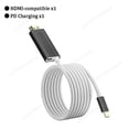 thumbnail image 1 of TV Docking Station for Nintendo Switch USB Type C to 4K HDMI-compatible Conversion Adapter PD Charging USB C HUB, 1 of 3