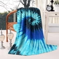 thumbnail image 2 of Colorful Tie Dye Pattern Blanket,Comfortable Soft Flannel Throw Blanket,All Season,Warm Lightweight Blankets for Sofa Bed Couch Living Room Chair,50"x60", 2 of 4