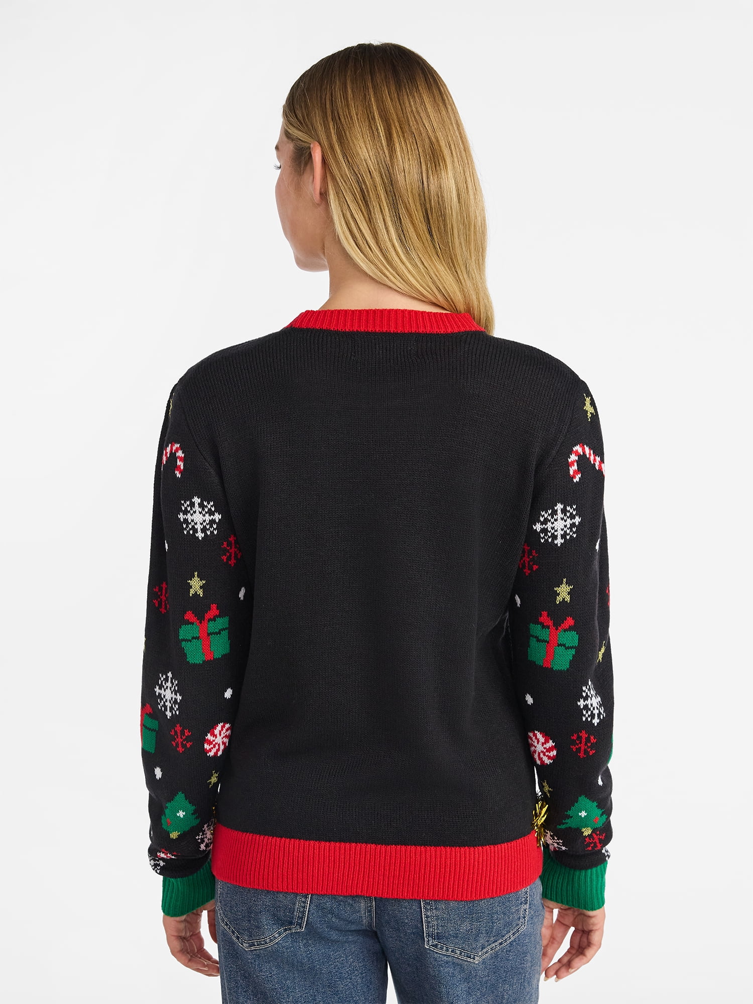 No Boundaries Christmas Sweater, Lightweight, Women's