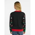 thumbnail image 3 of No Boundaries Christmas Sweater, Lightweight, Women's, 3 of 5