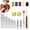 36PCS, variant on Big Eye Steel Sewing Needles Kit 34PCS, 5 Sizes Hand Sewing Needles Set with Storage Case, Stainless Steel Sewing Needles for Embroidery, Mending & DIY Crafting