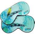 thumbnail image 2 of GFDYREE 2 pcs 100% Silk Sleep mask with Adjustable Strap,Comfortable and Super Soft Eye mask Including 2 pc liuing, 2 of 6