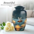 thumbnail image 5 of Bee Funeral Urns For Human Ashes Adult Man - Small Memorial Urn For Ashes For Women - 1 Large & 4 Keepsake, Cremation Urn For Mom And Dad - Blue Urns For Adult Male - 10 & 3 Inch, 5 of 7
