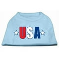 thumbnail image 1 of Usa Star Screen Print Shirt Baby Blue Xl (16), 1 of 1