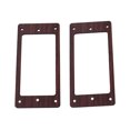 thumbnail image 3 of Wood Humbucker Pickup Mounting Ring Frame with Screws for LP Guitar Musical Instrument, 3 of 15