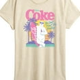 thumbnail image 3 of Coca-Cola - Coke Polar Bear Summer - Women's Short Sleeve Graphic T-Shirt, 3 of 5