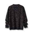 thumbnail image 2 of Men's Sweater Graffiti Art Graphic Knitted Crewneck Long Sleeve Pullover Sweater, 2 of 6