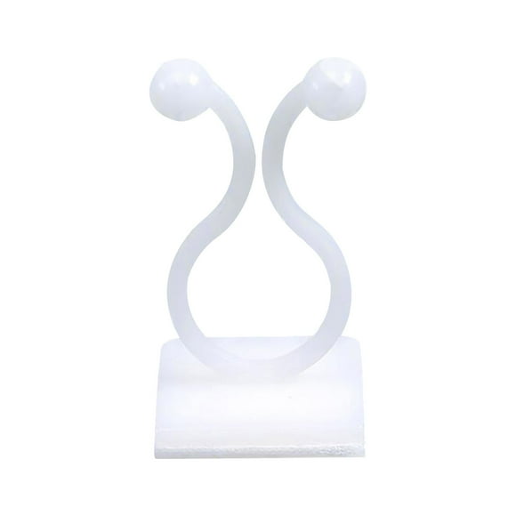 Clearance! Delayuji Fixing Clip 200 Plant Climbing Wall Fixture Clips Self Adhesive Plant Hooks for Wall Plant Support Vine Wall Clips for Climbing Plants Indoor One Size White