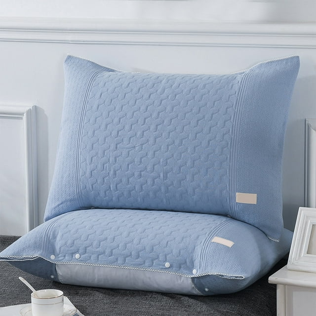PEONAVET Cotton pillowcase Pillow Towels Are Non Slip and Non Falling Unmixed Pillowcases All Fixed Cover Towels Are Suitable for All Kinds of Pillowcases