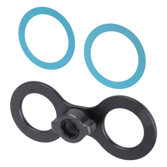 Miiottaa 17mm Ball Mount Magnetic Extension Adapters For Double Socket Car Phone Holder And Dashboard Tablet Mount