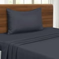 thumbnail image 4 of BELIZZI HOME Twin XL Sheet Set - Double Brushed Microfiber Twin XL Bedding Set, 3 Piece Deep Pocket Twin XL Sheet - Ultra Soft, Easy-Fit, Wrinkle Free, Quick Dry Twin XL Sheets - Charcoal Grey, 4 of 5